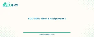 EDD 9951 Week 1 Assignment 1